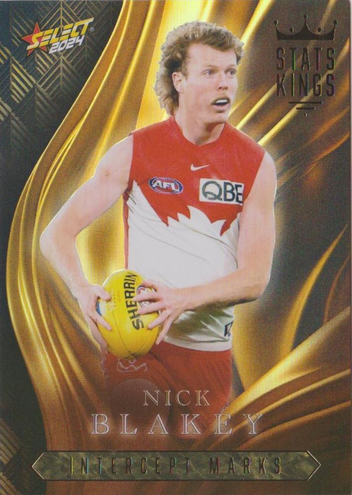Nick Blakey #SK77 Sydney Swans | Stats Kings 2024 Select AFL Footy Stars