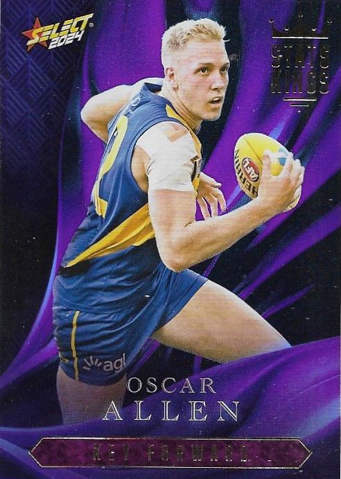 Oscar Allen #SK83 West Coast Eagles | Stats Kings 2024 Select AFL Footy Stars