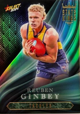 Reuben Ginbey #SK85 West Coast Eagles | Stats Kings 2024 Select AFL Footy Stars