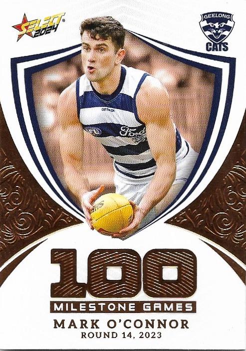 Mark O'Connor #MG39 Geelong Cats | Milestone 2024 Select AFL Footy Stars