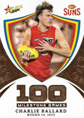 Charlie Ballard #MG56 Gold Coast Suns | Milestone 2024 Select AFL Footy Stars