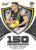 Jayden Short #MG83 Richmond Tigers | Milestone 2024 Select AFL Footy Stars