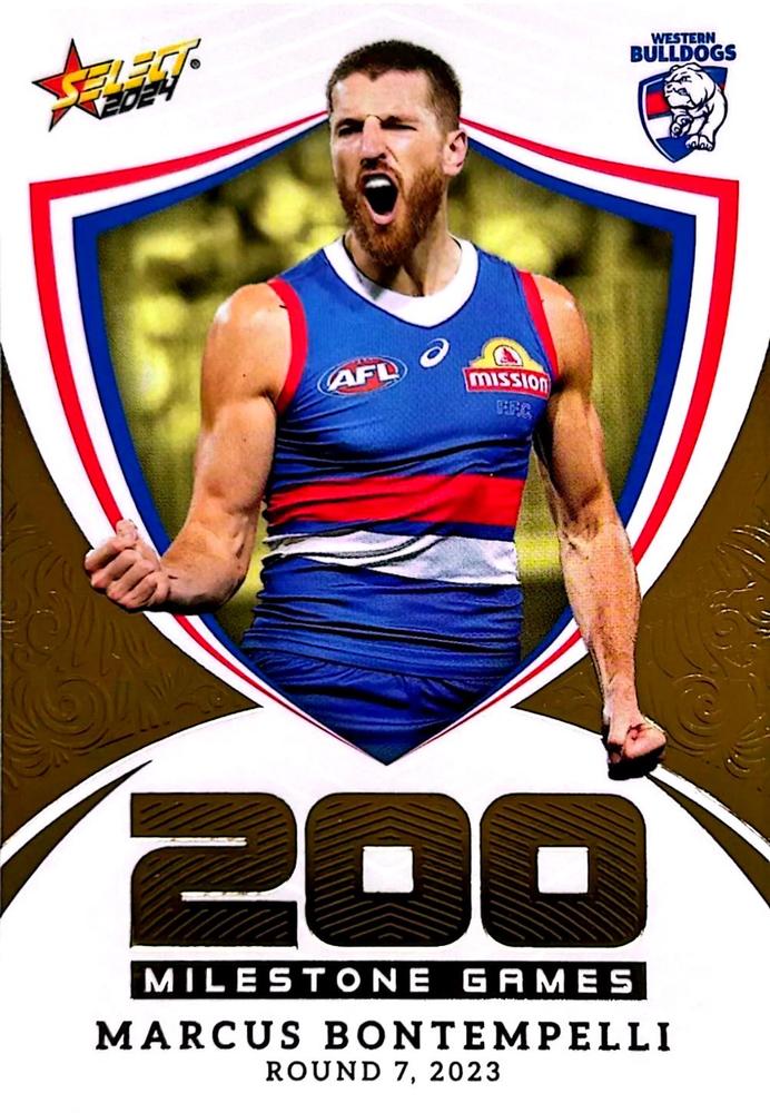 Marcus Bontempelli #MG103 West Coast Eagles | Milestone 2024 Select AFL Footy Stars