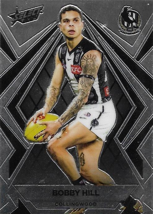 Bobby Hill #L35 Collingwood Magpies | Luminous 2024 Select AFL Footy Stars