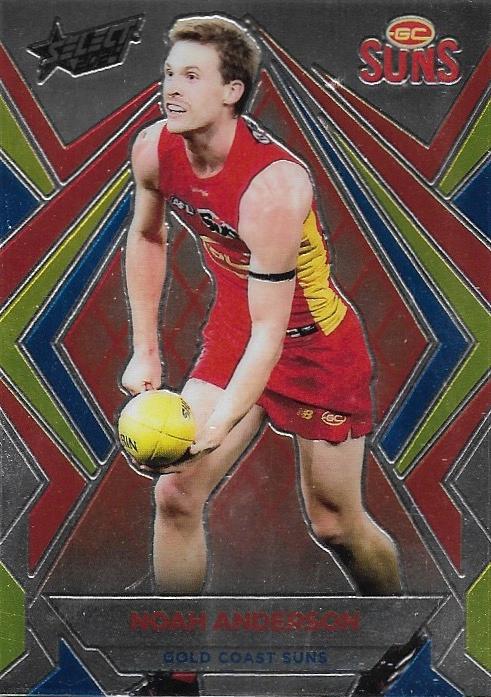 Noah Anderson #L81 Gold Coast Suns | Luminous 2024 Select AFL Footy Stars