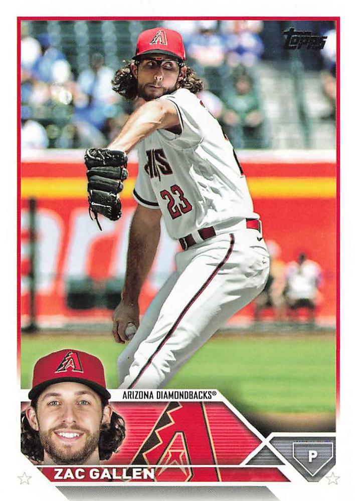 Zac Gallen #412 Arizona Diamondbacks | 2023 Topps