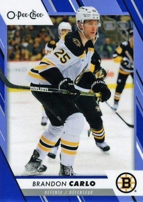 Brandon Carlo #412 Boston Bruins | 2023-24 O-Pee-Chee Blue Border