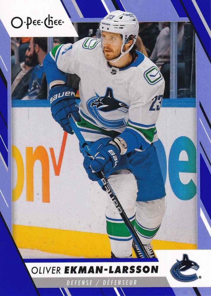 Oliver Ekman-Larsson #413 Vancouver Canucks | 2023-24 O-Pee-Chee Blue Border