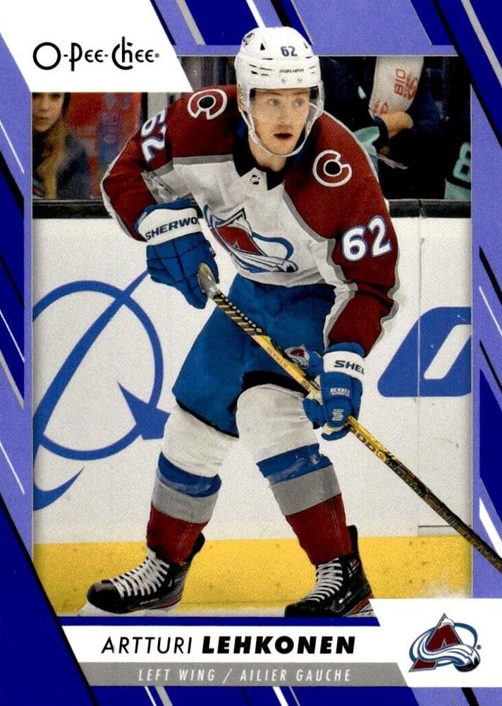Artturi Lehkonen #414 Colorado Avalanche | 2023-24 O-Pee-Chee Blue Border