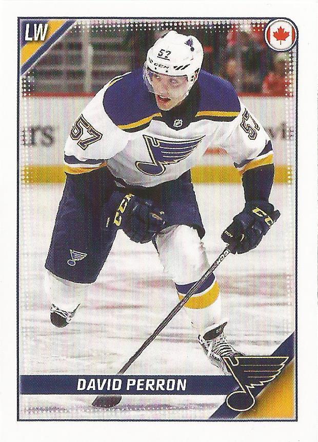 David Perron #415 St. Louis Blues | 2019-20 Topps NHL Sticker Collection