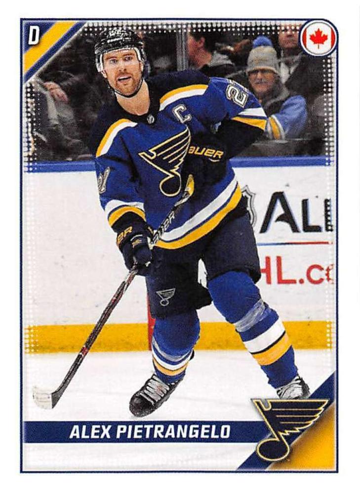 Alex Pietrangelo #416 St. Louis Blues | 2019-20 Topps NHL Sticker Collection