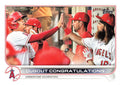 Dugout Congratulations #416 Los Angeles Angels | 2022 Topps