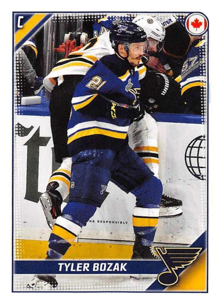 Tyler Bozak #417 St. Louis Blues | 2019-20 Topps NHL Sticker Collection