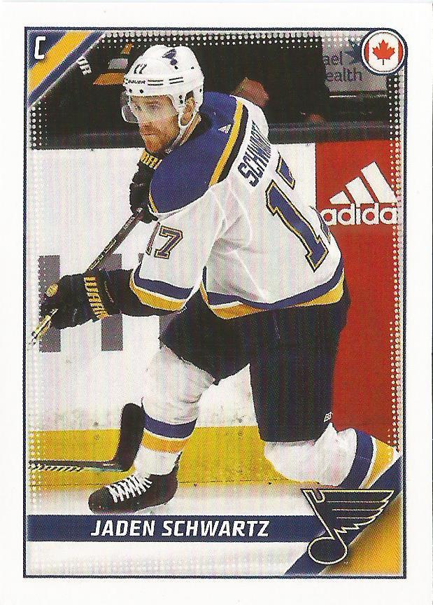 Jaden Schwartz #418 St. Louis Blues | 2019-20 Topps NHL Sticker Collection