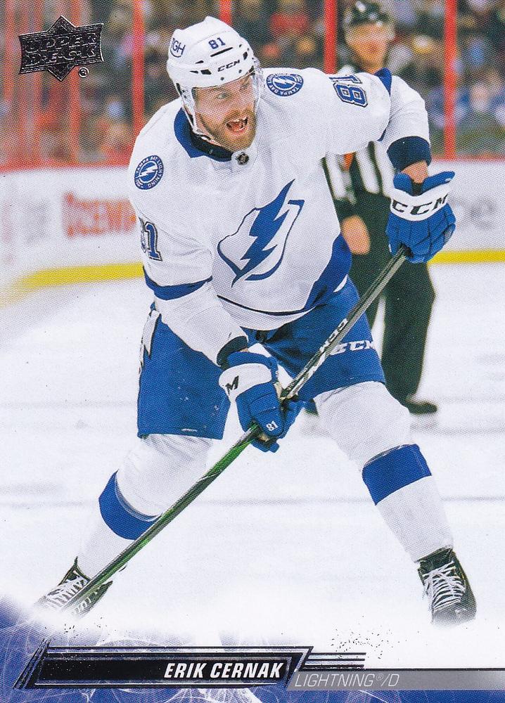 Erik Cernak #418 Tampa Bay Lightning | 2022-23 Upper Deck