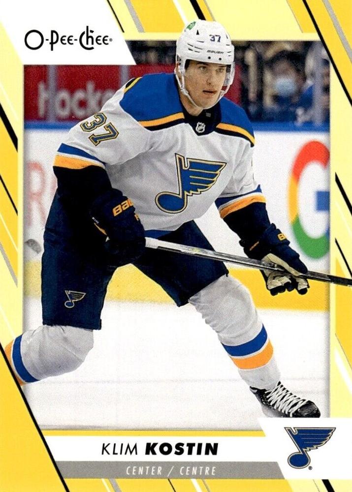 Klim Kostin #418 St. Louis Blues | 2023-24 O-Pee-Chee Yellow Border