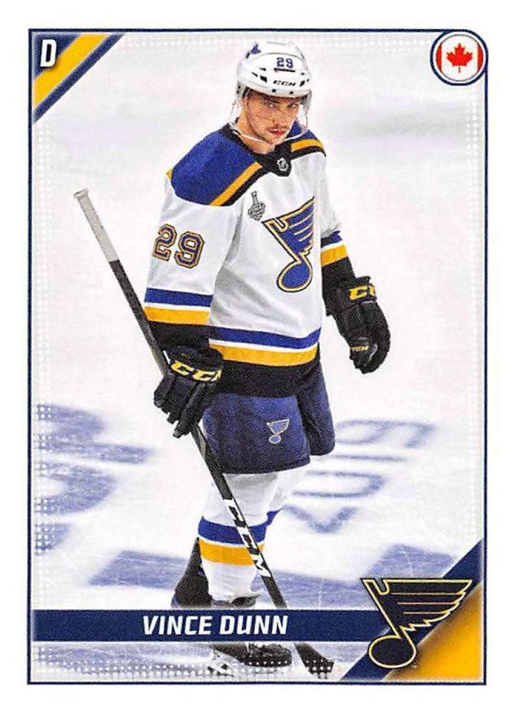 Vince Dunn #419 St. Louis Blues | 2019-20 Topps NHL Sticker Collection