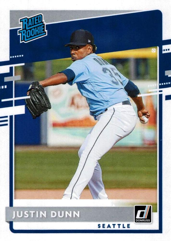 Justin Dunn #41 Seattle Mariners | 2020 Donruss