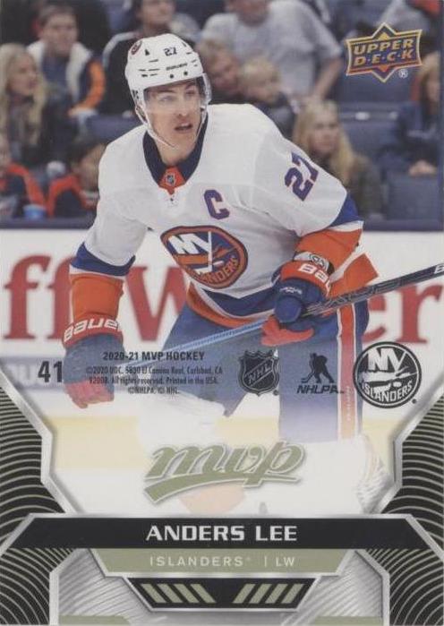 Anders Lee #41 New York Islanders | 2020-21 Upper Deck MVP Puzzle Backs