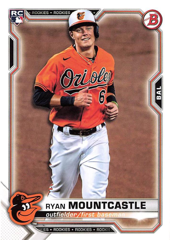 Ryan Mountcastle #41 Baltimore Orioles | 2021 Bowman