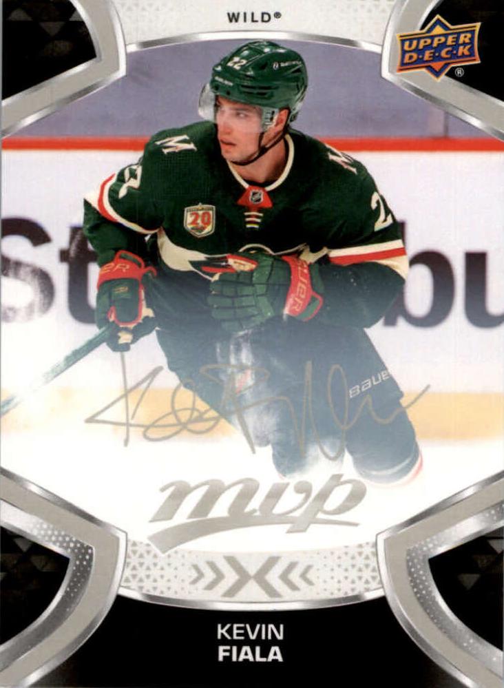 Kevin Fiala #41 Minnesota Wild | 2021-22 Upper Deck MVP Silver Script