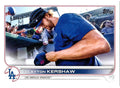 Clayton Kershaw #41 Los Angeles Dodgers (Signing autographs) | 2022 Topps