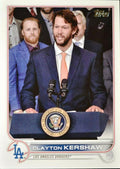 Clayton Kershaw #41 Los Angeles Dodgers (Presidential podium) | 2022 Topps