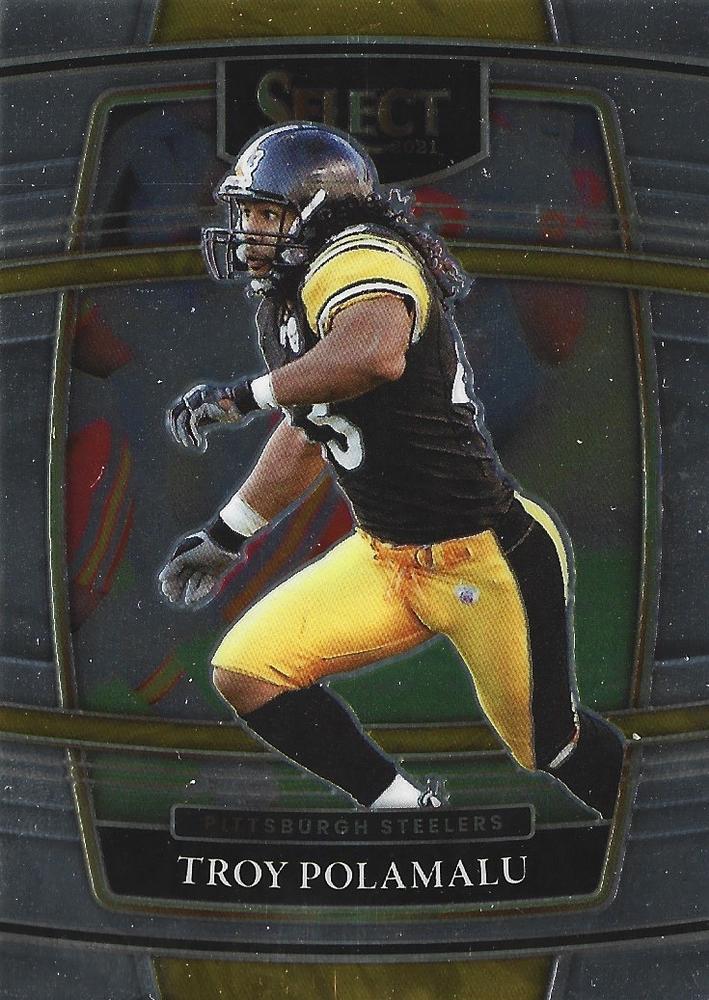Troy Polamalu #41 Pittsburgh Steelers | 2021 Panini Select |  | NFL Football
