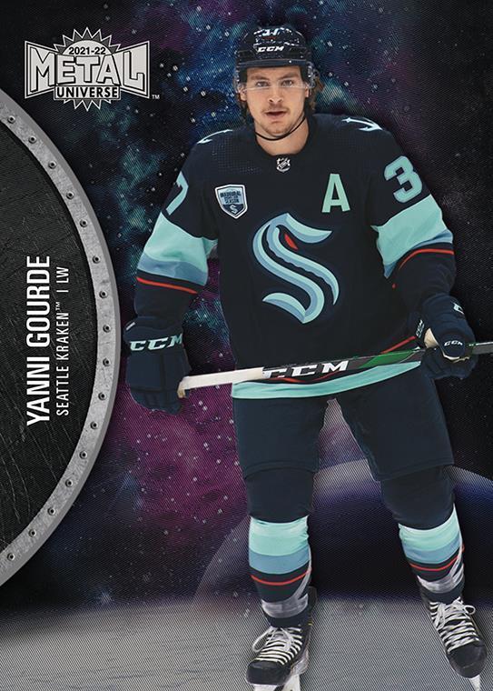 Yanni Gourde #41 Seattle Kraken | 2021-22 SkyBox Metal Universe