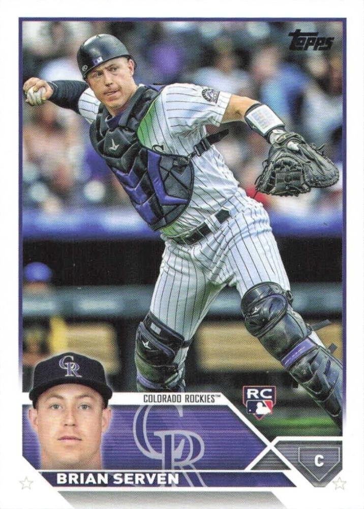 Brian Serven #41 Colorado Rockies | 2023 Topps