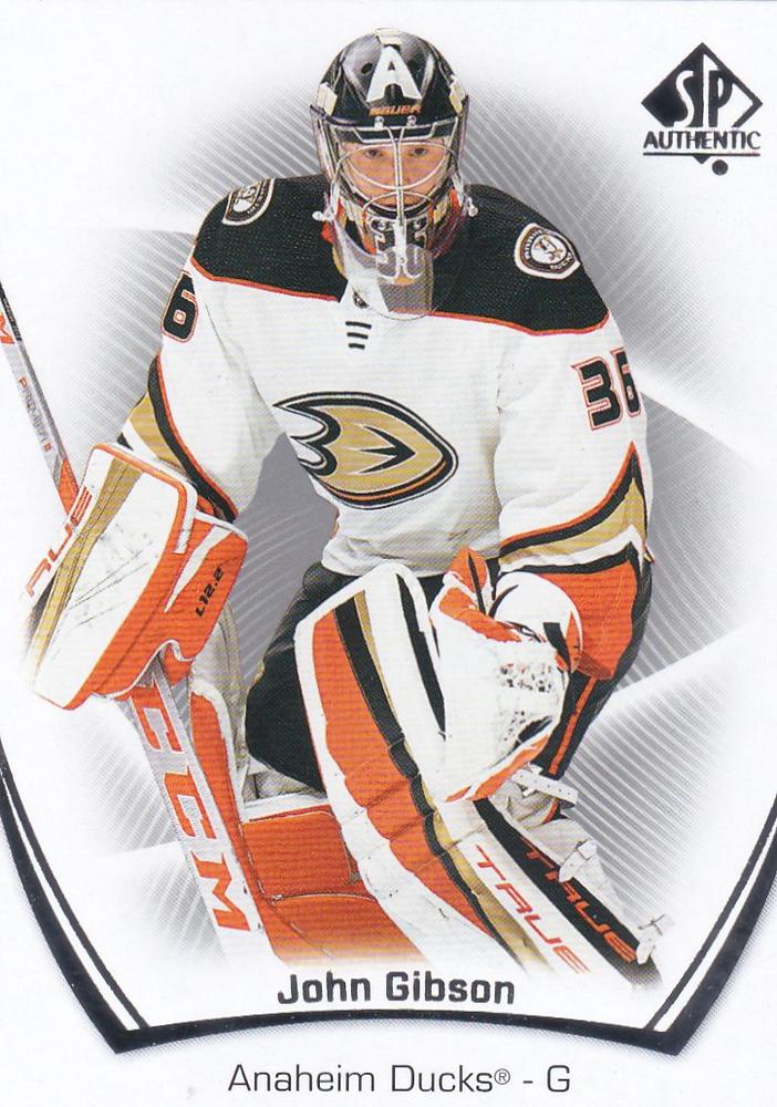 John Gibson #41 Anaheim Ducks | 2021-22 SP Authentic