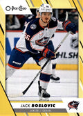 Jack Roslovic #41 Columbus Blue Jackets | 2023-24 O-Pee-Chee Yellow Border