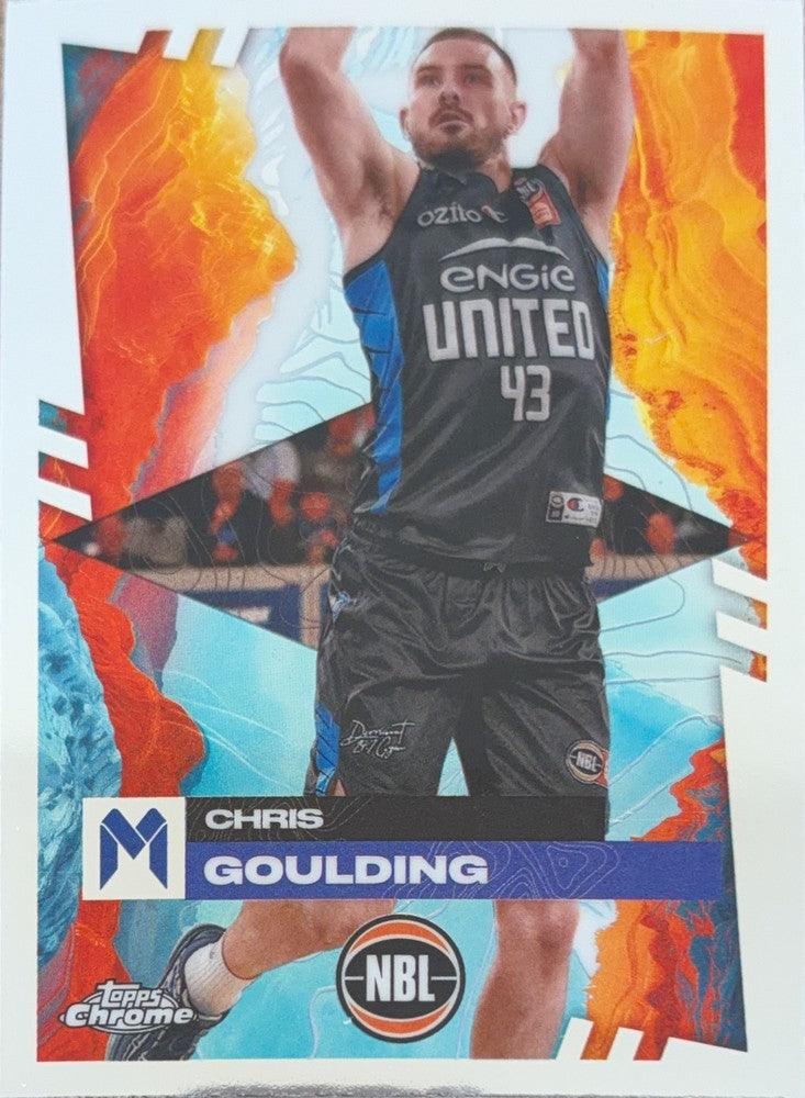 Chris Goulding #41 Melbourne United | 2024-25 Topps Chrome NBL (front)