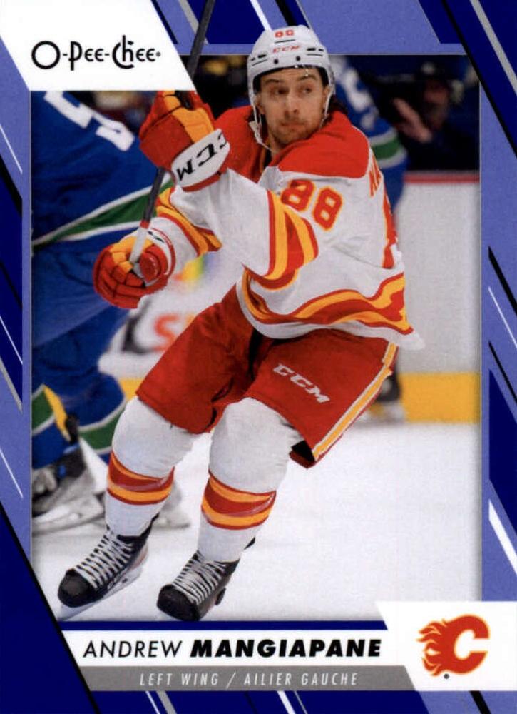 Andrew Mangiapane #420 Calgary Flames | 2023-24 O-Pee-Chee Blue Border