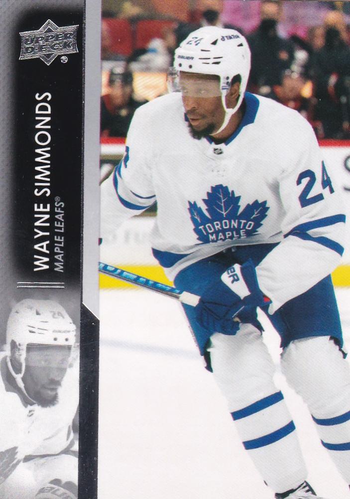Wayne Simmonds #421 Toronto Maple Leafs | 2021-22 Upper Deck