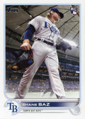 Shane Baz #421 Tampa Bay Rays (Upwards angle, walking) | 2022 Topps