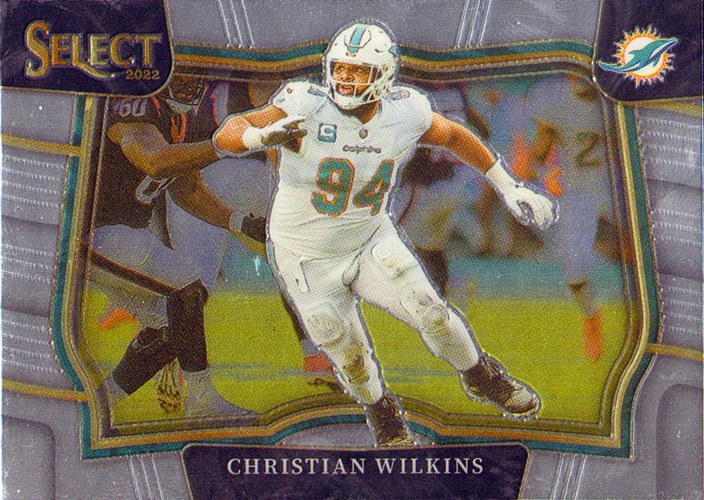 Christian Wilkins #421 Miami Dolphins | 2022 Panini Select | NFL Football