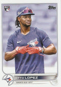 Otto Lopez #422 Toronto Blue Jays (Practice shirt, sunglasses) | 2022 Topps