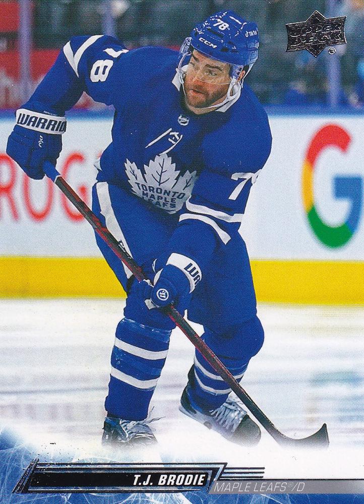 T.J. Brodie #422 Toronto Maple Leafs | 2022-23 Upper Deck