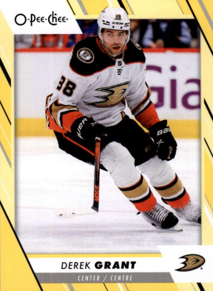 Derek Grant #422 Anaheim Ducks | 2023-24 O-Pee-Chee Yellow Border