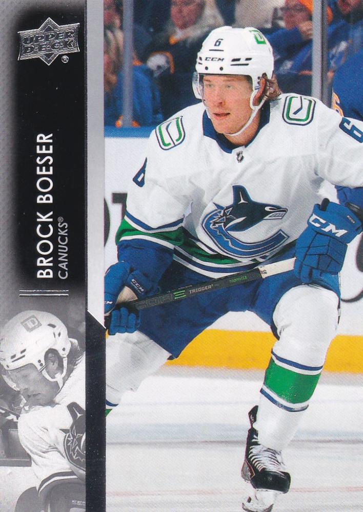 Brock Boeser #423 Vancouver Canucks | 2021-22 Upper Deck