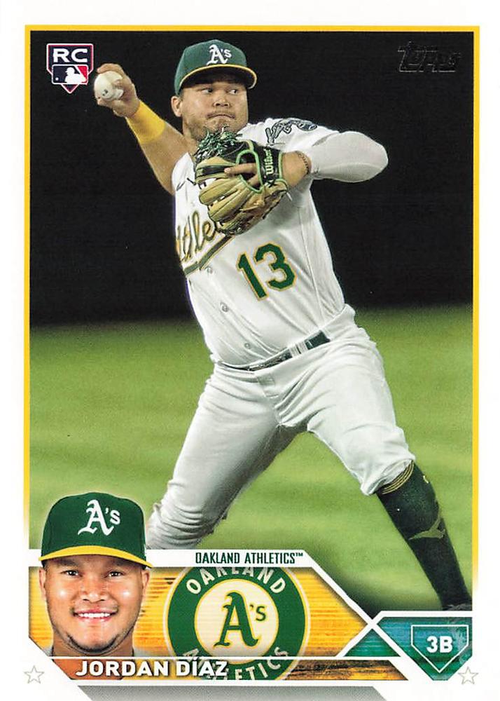 Jordan Díaz #423 Oakland Athletics | 2023 Topps