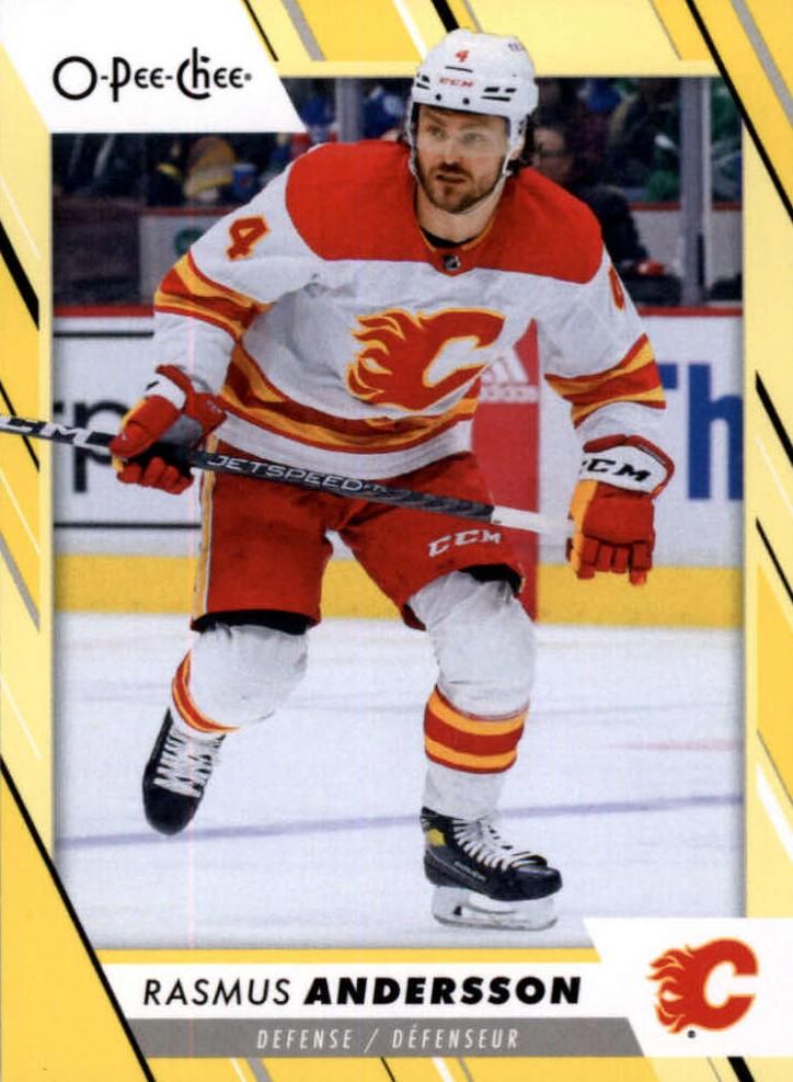 Rasmus Andersson #423 Calgary Flames | 2023-24 O-Pee-Chee Yellow Border