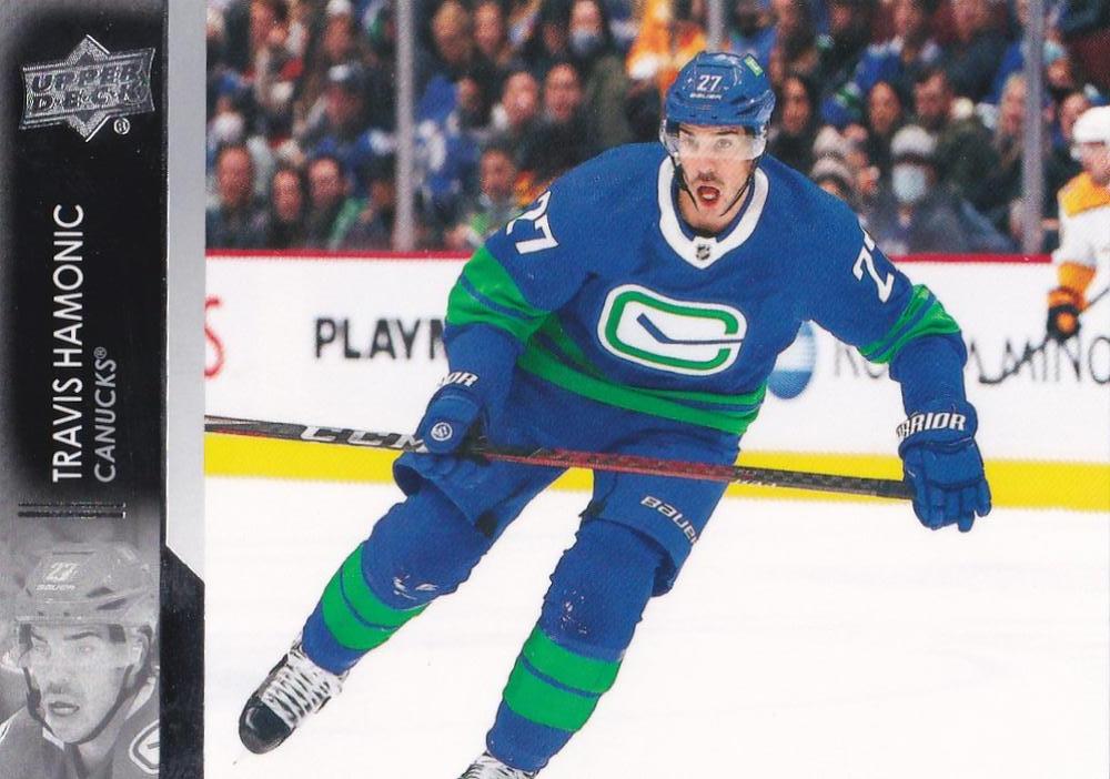Travis Hamonic #424 Vancouver Canucks | 2021-22 Upper Deck