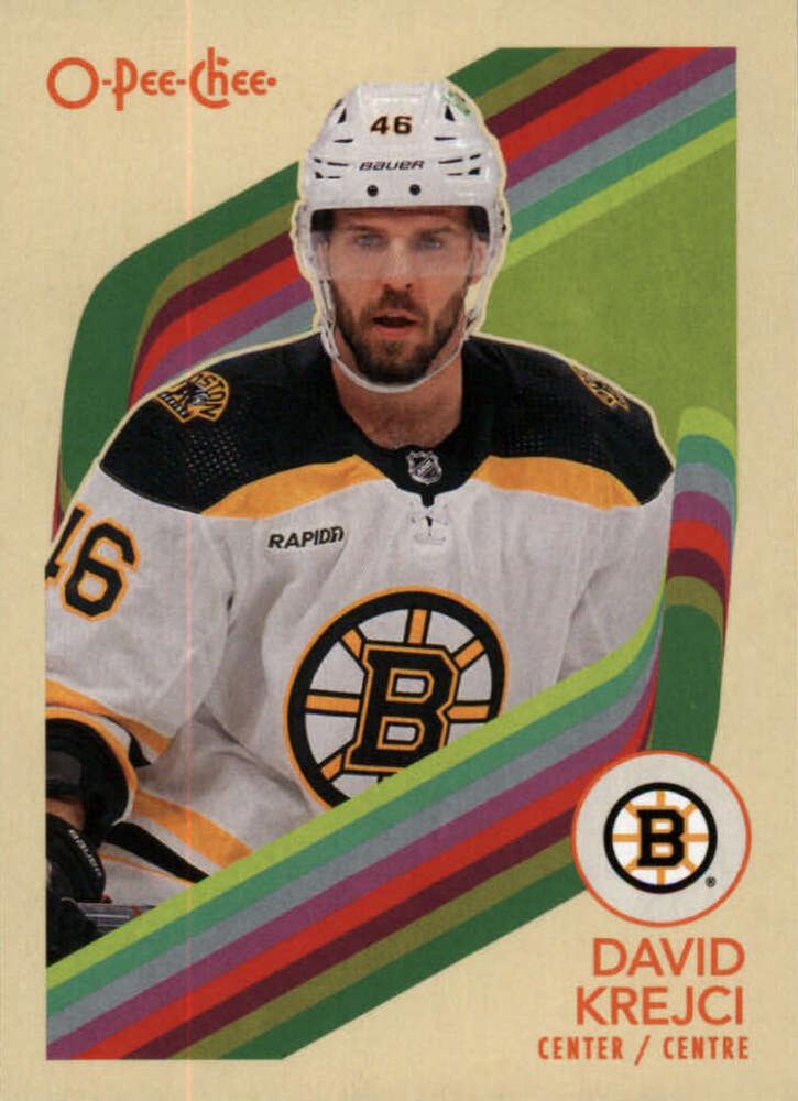 David Krejci #424 Boston Bruins | 2023-24 O-Pee-Chee Retro