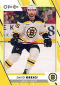 David Krejci #424 Boston Bruins | 2023-24 O-Pee-Chee Yellow Border