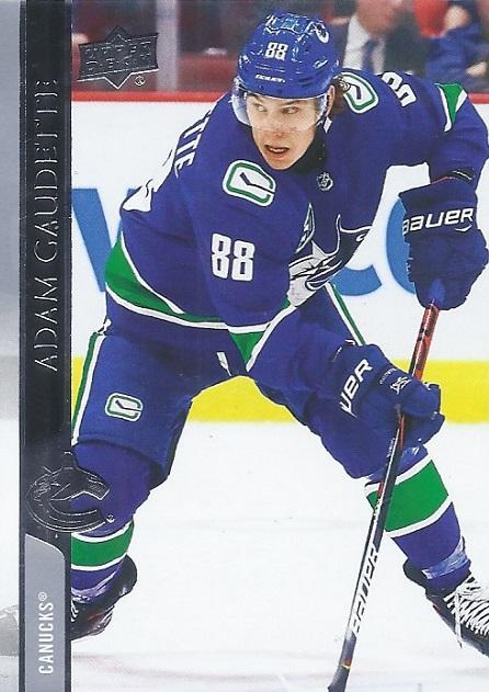 Adam Gaudette #425 Vancouver Canucks | 2020-21 Upper Deck