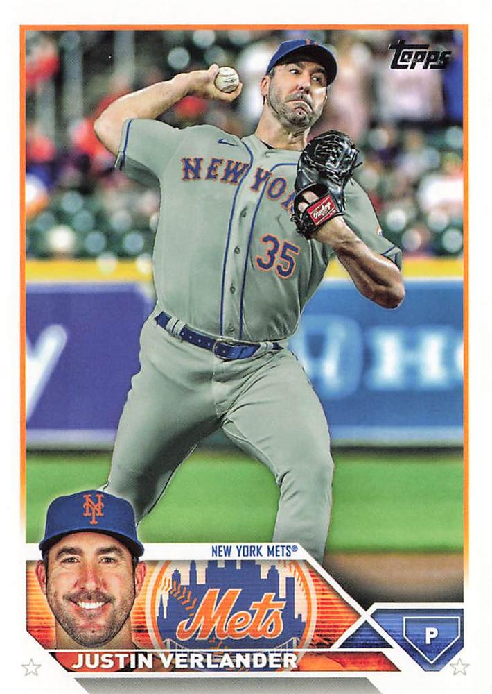Justin Verlander #425 New York Mets | 2023 Topps