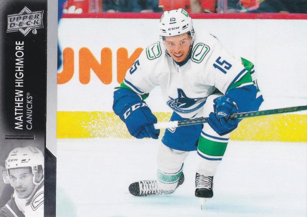 Matthew Highmore #426 Vancouver Canucks | 2021-22 Upper Deck