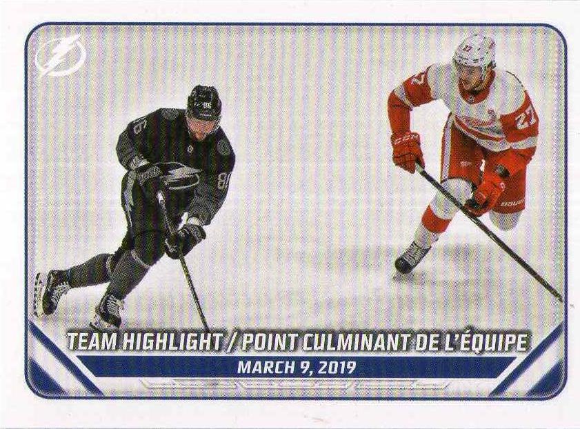 2018/19 Team Highlight #427 | 2019-20 Topps NHL Sticker Collection